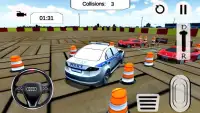 Real Police Car Tricky Parking - Simulation 3D Screen Shot 5