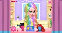Fashion Princesses Colorful Hairstyles Screen Shot 8