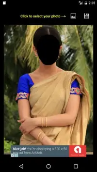 Half Saree Face Changer Screen Shot 7