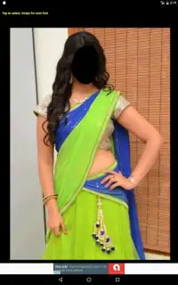 Half Saree Face Changer Screen Shot 2