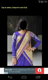 Half Saree Face Changer Screen Shot 6
