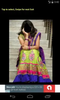 Half Saree Face Changer Screen Shot 19
