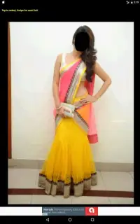 Half Saree Face Changer Screen Shot 3