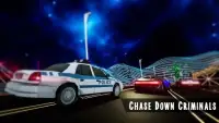 Highway Police Pursuit Chase- Getaway Car Escape Screen Shot 0