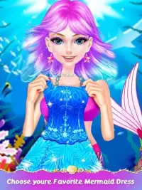 Mermaid Princess Fashion Doll Makeup Salon Screen Shot 3