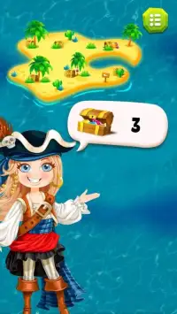 Treasure Math. A pirate's adventure. Screen Shot 1