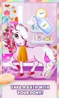 Pretty Pet Pony Salon Games Screen Shot 6