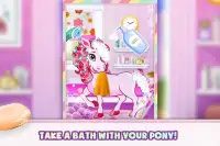 Pretty Pet Pony Salon Games Screen Shot 2