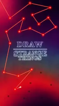 Draw Stranger Things - one line puzzle game Screen Shot 4