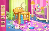 Princess Baby Doll House Cleanup Screen Shot 4