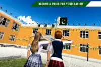 Pak Independence Day School Girl Celebration Screen Shot 2