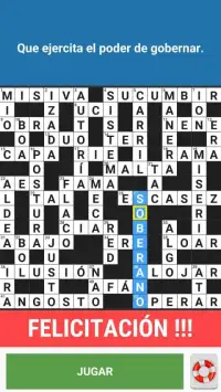 Crossword Spanish Puzzle Free Word Game Offline Screen Shot 5