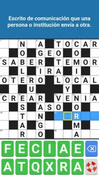 Crossword Spanish Puzzle Free Word Game Offline Screen Shot 1