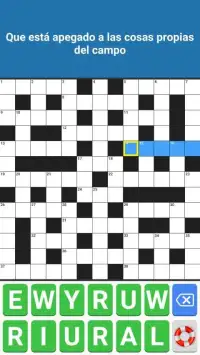 Crossword Spanish Puzzle Free Word Game Offline Screen Shot 4