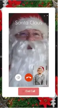 Simulator Santa Claus Video Call Screen Shot 2