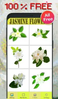Jasmine Flowers Color By Number-Pixel Art 2020 Screen Shot 2