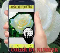 Jasmine Flowers Color By Number-Pixel Art 2020 Screen Shot 5