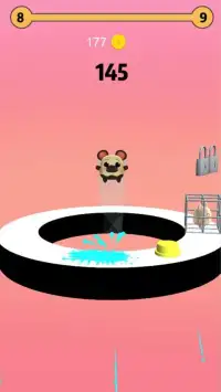 Hamster Rescue - Cute Hamster Drop Helix 3D Games Screen Shot 0