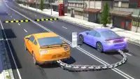 Chained Cars against Ramp Screen Shot 0