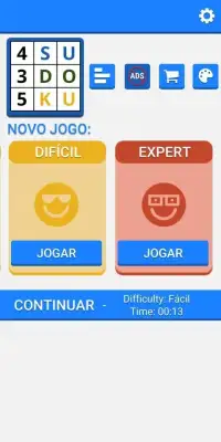 Sudoku Brasil - Sudoku gratis em portugues Screen Shot 0