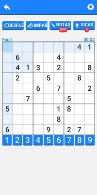 Sudoku Brasil - Sudoku gratis em portugues Screen Shot 1