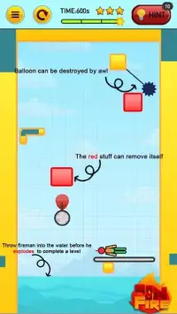 Stickman On Fire : Stickman Games Fun Physics Screen Shot 1