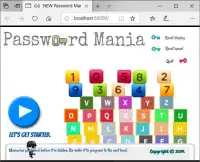 Password Mania FREE Version Screen Shot 0
