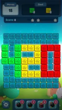 Weed cube blast 420 Marijuana match 2 puzzle game Screen Shot 5