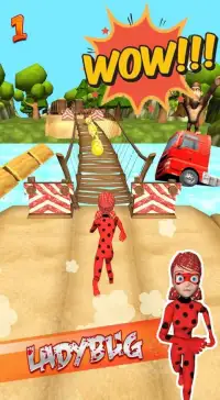 Subway Lady Runner Bug Adventure 3D Screen Shot 2