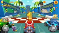 Crazy Toon Car Racing Screen Shot 4