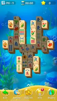 Mahjong Solitaire Fish - Ocean Journey Screen Shot 0