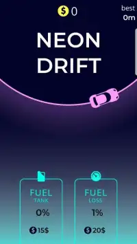Neon Car Drift Screen Shot 2