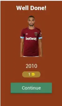 West Ham Players Quiz Screen Shot 2