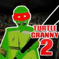 Scary Turtle Granny ninja Escape