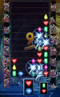 Fighting! Falling block puzzle VS.Jewels Screen Shot 0