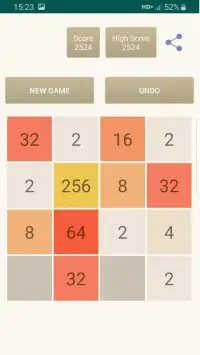 2048 - Simple Brain Gymnastic Game Screen Shot 2