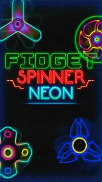Fidget Spinner Neon Games Screen Shot 0