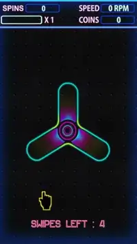 Fidget Spinner Neon Games Screen Shot 1
