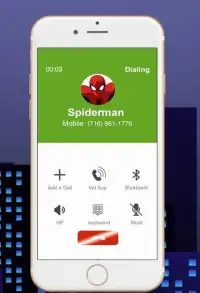 Fake Phone-Video Call From Spider Stickman prank Screen Shot 2