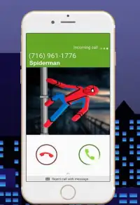 Fake Phone-Video Call From Spider Stickman prank Screen Shot 3