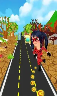 Subway Lady Bug Run Free Game Screen Shot 16