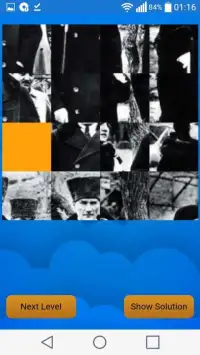 Mustafa Kemal Ataturklu Puzzle Screen Shot 1