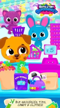 Cute & Tiny Supermarket - Baby Pets Go Shopping Screen Shot 9