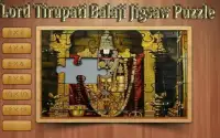 Tuhan Tirupati Balaji Jigsaw Puzzle permainan Screen Shot 9