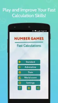 Number Games - Fast Calculations Screen Shot 7