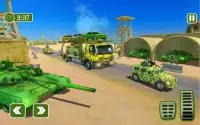 Army Car Transporter 2019 : Airplane Pilot Games Screen Shot 5