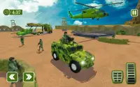 Army Car Transporter 2019 : Airplane Pilot Games Screen Shot 7