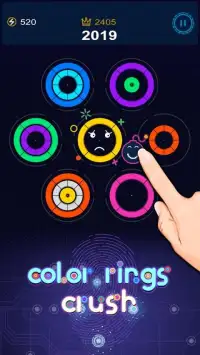 Color Rings Crush - Puzzle Legend Screen Shot 1