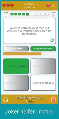 Allgemeinwissen Quiz App - kostenloses Quizspiel Screen Shot 11