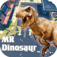 Mr Dino Run and Eat - Real Dinosaur fun Game